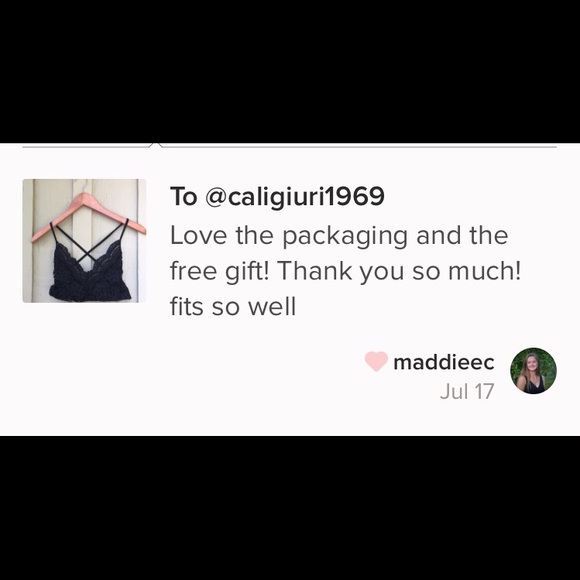 New! Sexy Black Lace Bralette - Picture 6 of 6